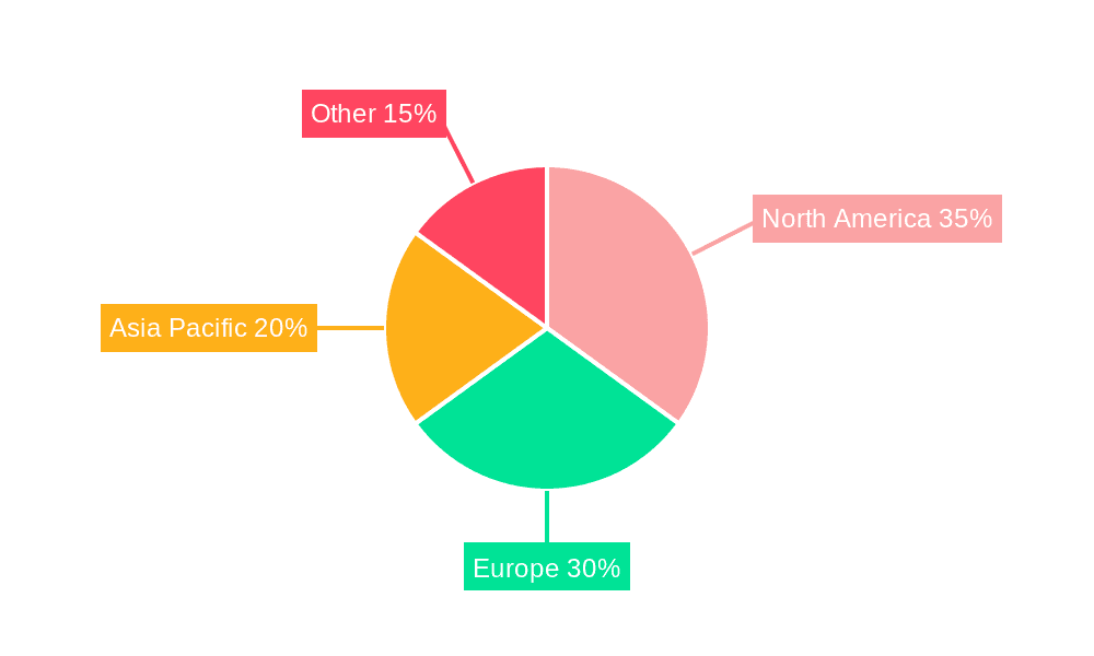 Cruise Travel Market Share by Region - Global Geographic Distribution