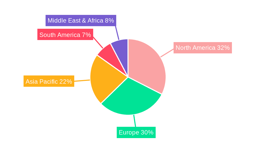 Cycling Shoes Market Share by Region - Global Geographic Distribution