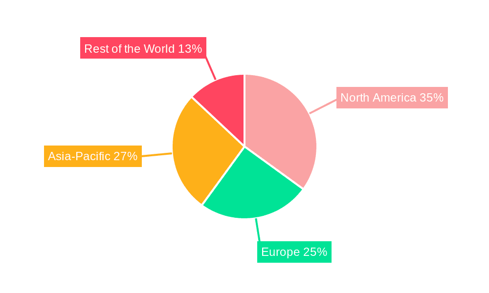 Data Monetization Market Market Share by Region - Global Geographic Distribution