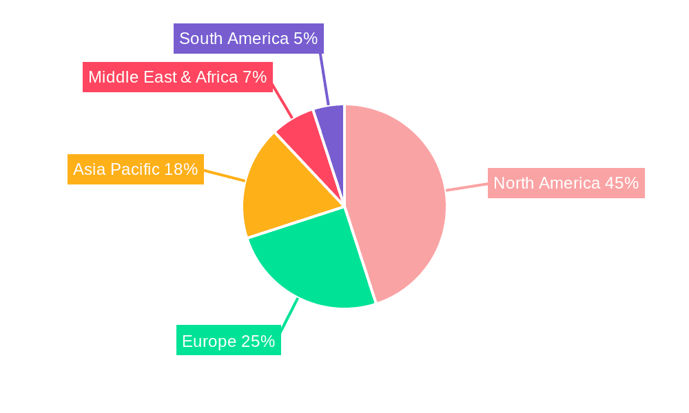 Debt Collection Services Market Share by Region - Global Geographic Distribution