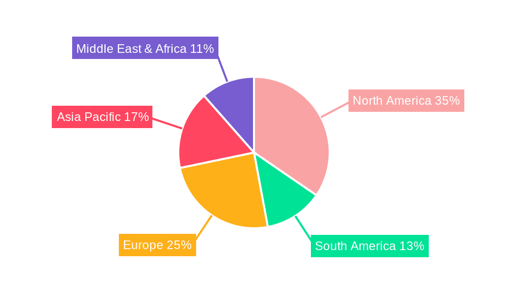 Degaussing System Market Market Share by Region - Global Geographic Distribution