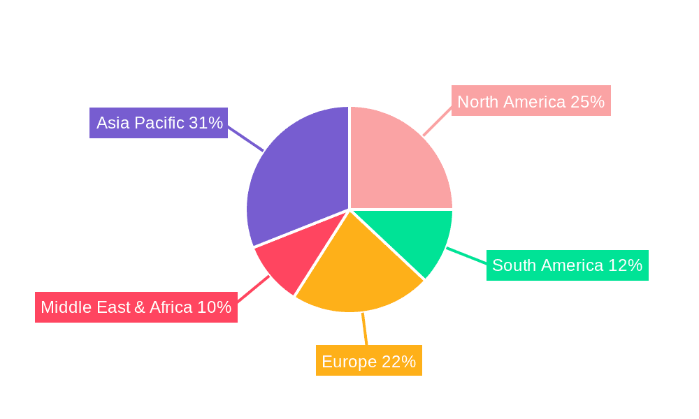 Detergent For Mothers And Babies Market Share by Region - Global Geographic Distribution