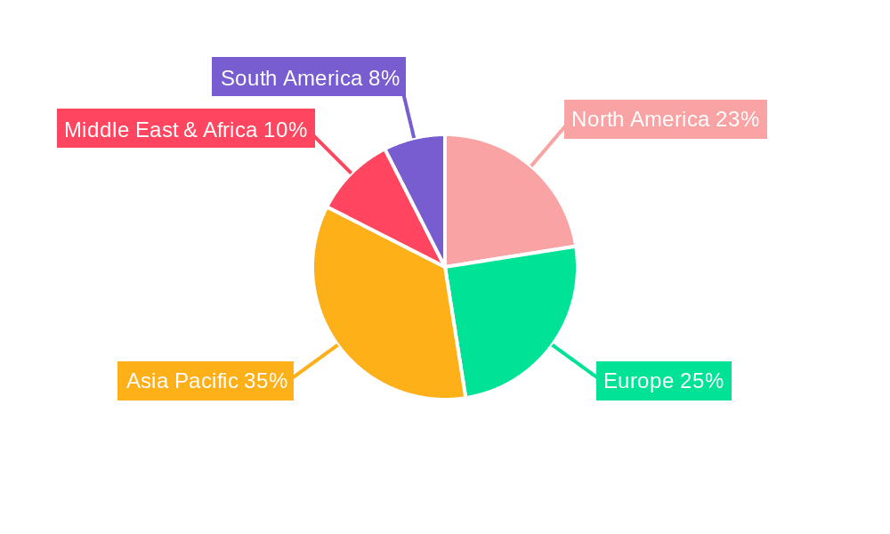 Diamond Saw Blades Market Share by Region - Global Geographic Distribution