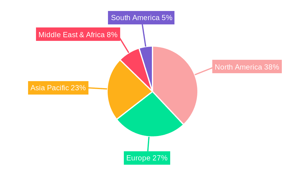 Directional Drilling Services Market Market Share by Region - Global Geographic Distribution
