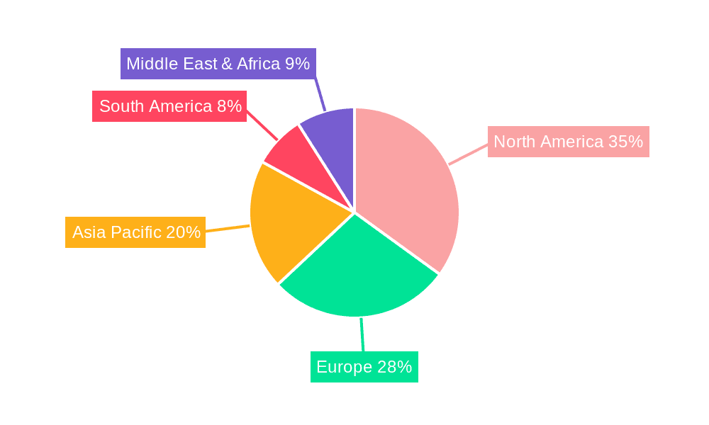 Dog Seat Covers Market Share by Region - Global Geographic Distribution