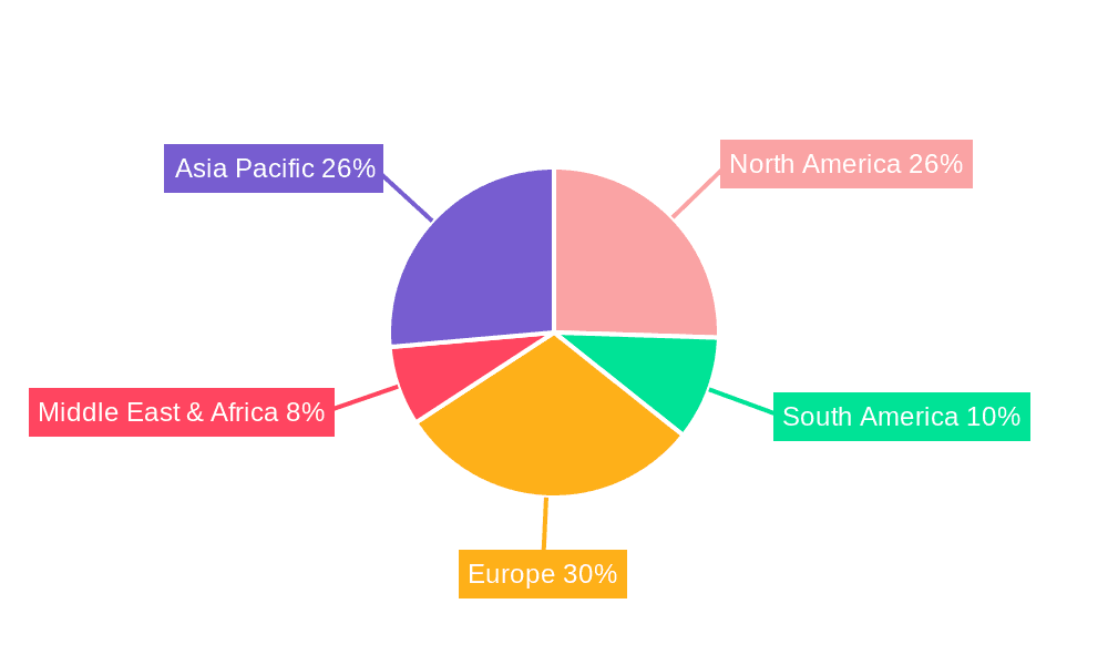 Driver Seats Market Share by Region - Global Geographic Distribution