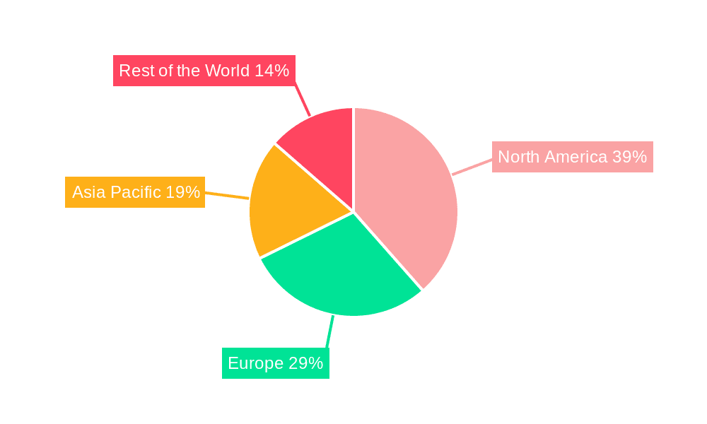 Drugs of Bioengineered Protein Market Share by Region - Global Geographic Distribution