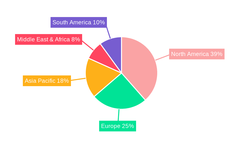 EMS Billing Service Market Share by Region - Global Geographic Distribution