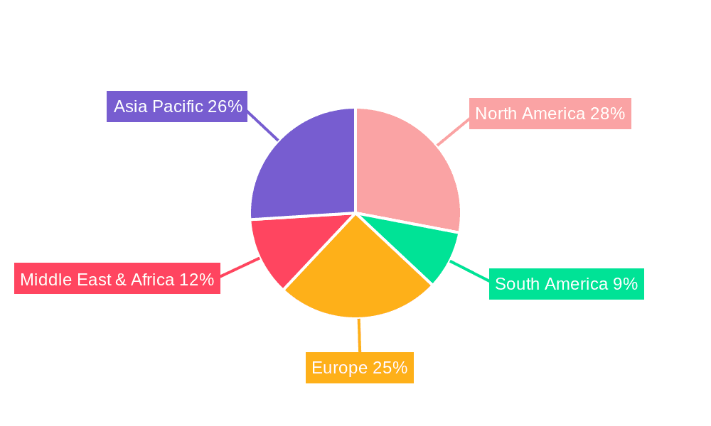 Electric Dental Polisher Market Share by Region - Global Geographic Distribution