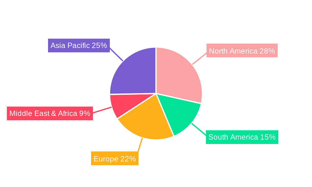 Electric Mining Truck Market Share by Region - Global Geographic Distribution
