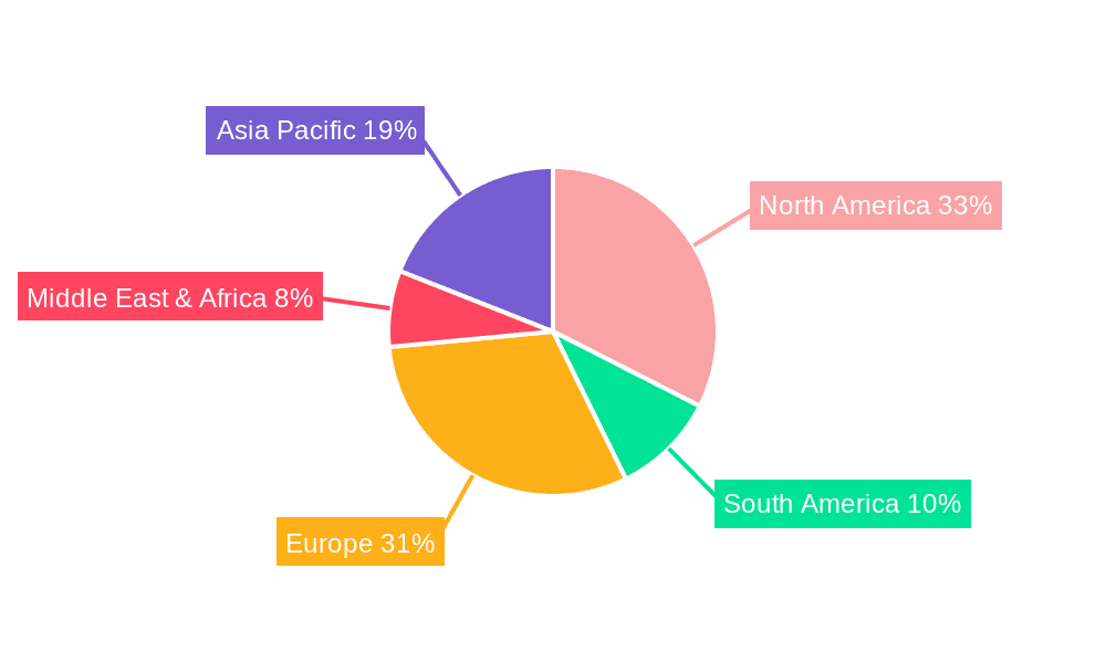 Electric Outboard Engines Market Share by Region - Global Geographic Distribution