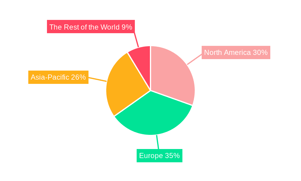 Electric Toothbrush Market Market Share by Region - Global Geographic Distribution