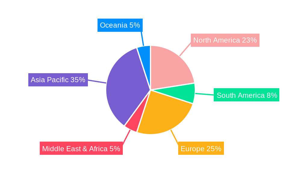 Electronic Assembly Adhesives Market Share by Region - Global Geographic Distribution