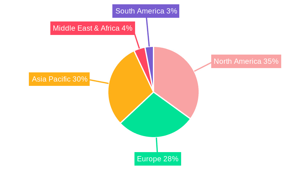 Electronic Grade Modified Epoxy Resin Market Share by Region - Global Geographic Distribution