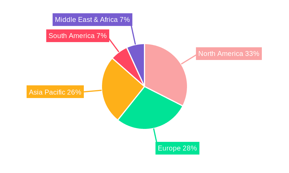 Electrosurgical Instruments and Accessories Market Share by Region - Global Geographic Distribution