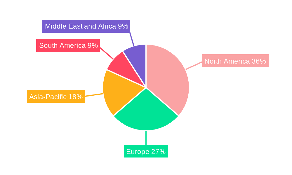 Environmentally Friendly Copy Paper Market Share by Region - Global Geographic Distribution