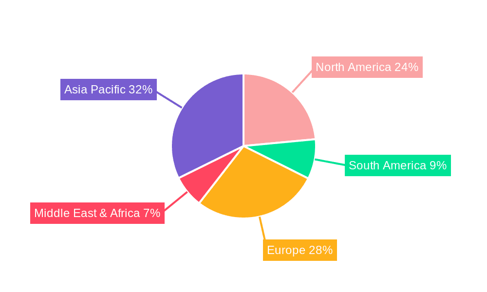 Ethylicin Market Share by Region - Global Geographic Distribution