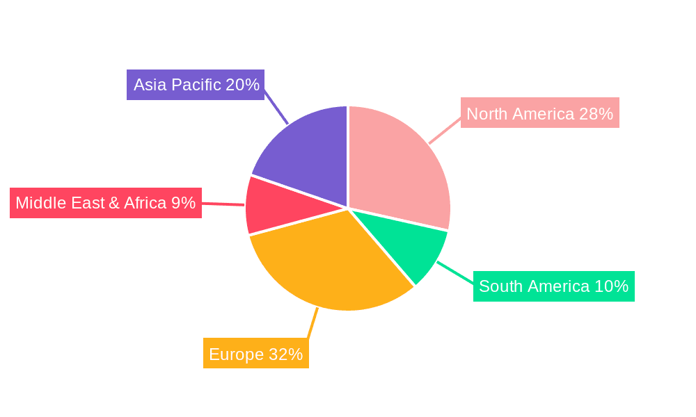 Exterior Industrial Doors Market Share by Region - Global Geographic Distribution