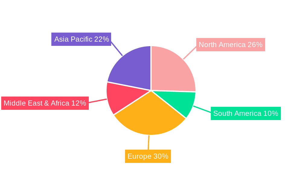 Exterior Wall Building Insulation Materials Market Share by Region - Global Geographic Distribution