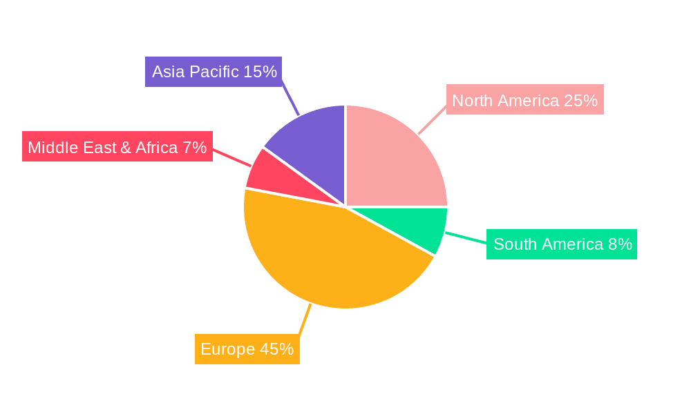 Family Electric Cargo Bike Market Share by Region - Global Geographic Distribution