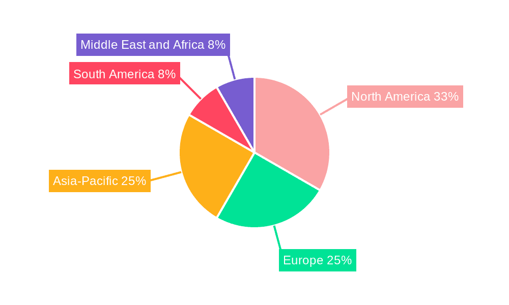 Fatty Acid Amides Market Market Share by Region - Global Geographic Distribution