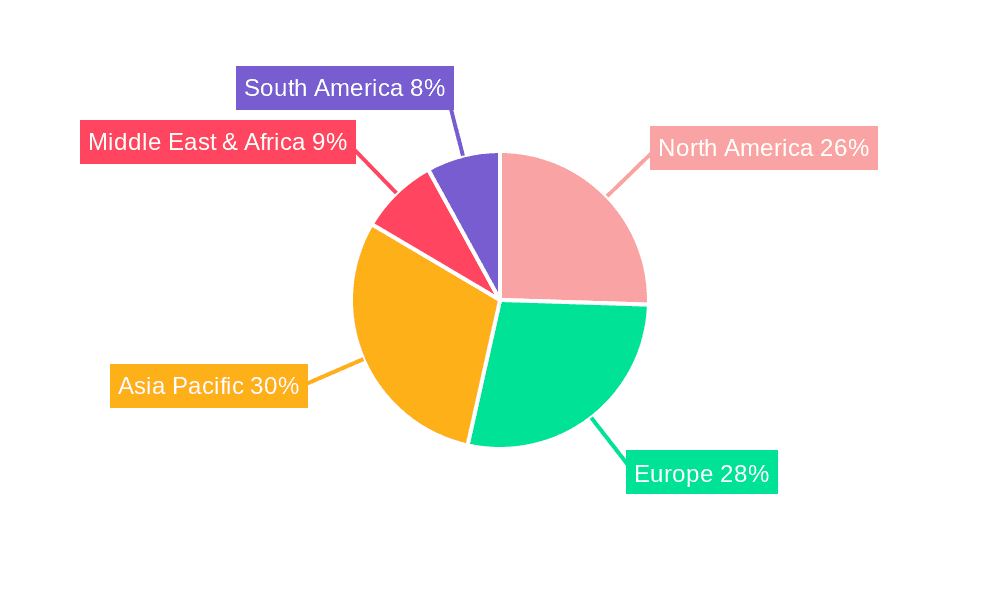 Fine Shimmer Lipsticks Market Share by Region - Global Geographic Distribution