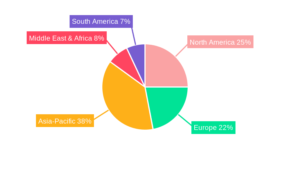 Flue Gas Desulfurization Plants Market Share by Region - Global Geographic Distribution