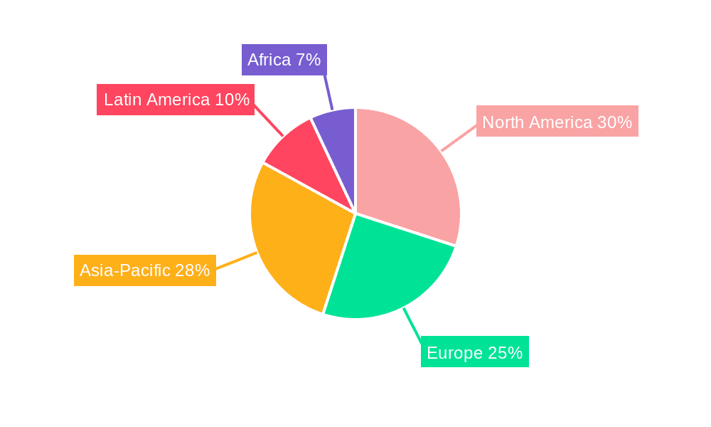 Forage and Crop Seeds Market Share by Region - Global Geographic Distribution