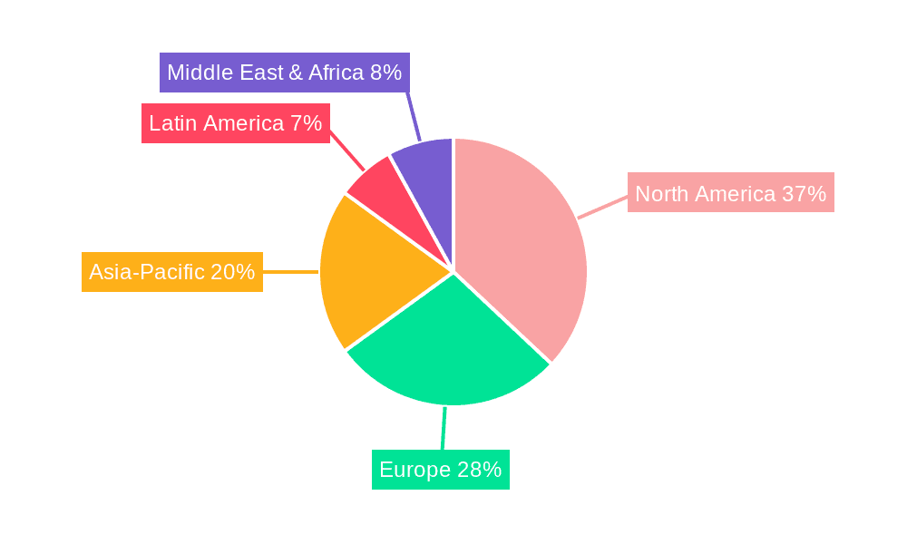 Fruit and Vegetable Juice Market Market Share by Region - Global Geographic Distribution