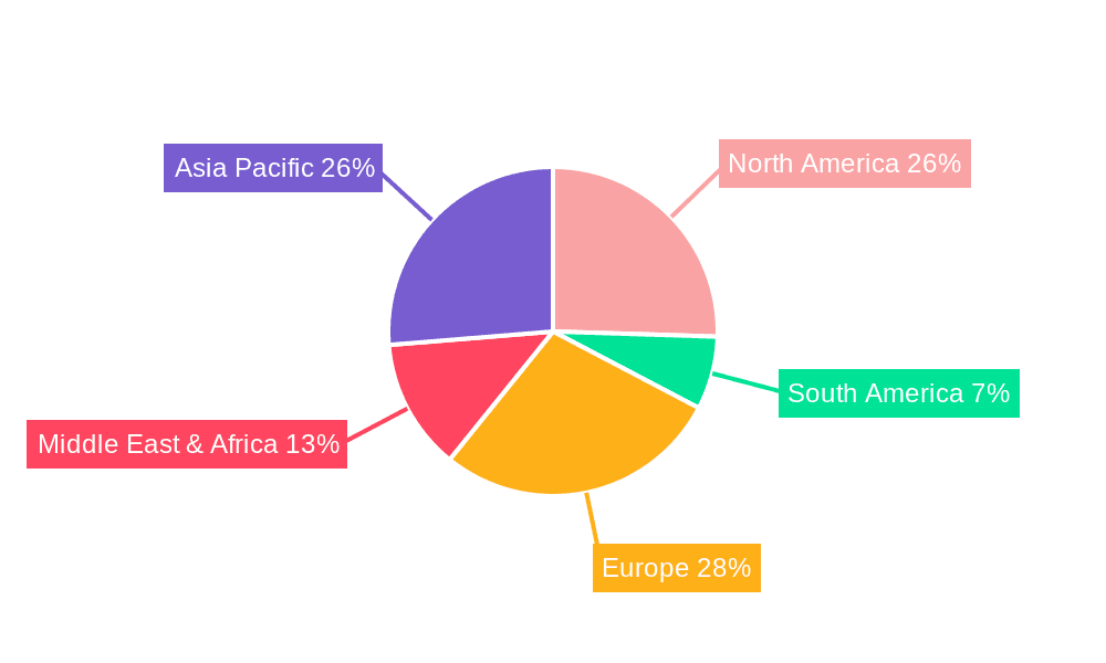 Gold Bars Market Share by Region - Global Geographic Distribution