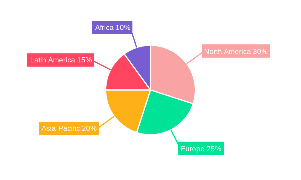 Granular Potash Fertilizer Market Share by Region - Global Geographic Distribution