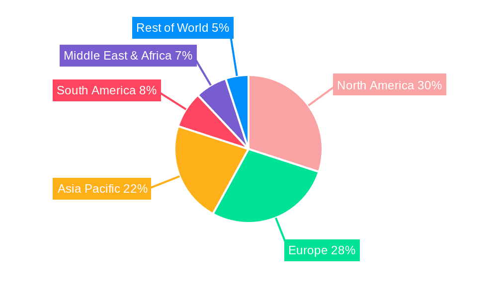 Handheld Marine VHF Radio with Built-in GPS Market Share by Region - Global Geographic Distribution