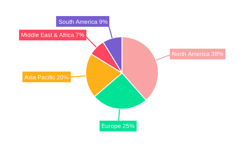 Healthcare Customer Data Platform Market Share by Region - Global Geographic Distribution