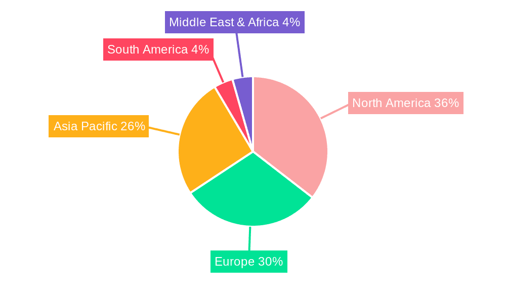 Hepatocellular Carcinoma Monoclonal Antibody Market Share by Region - Global Geographic Distribution