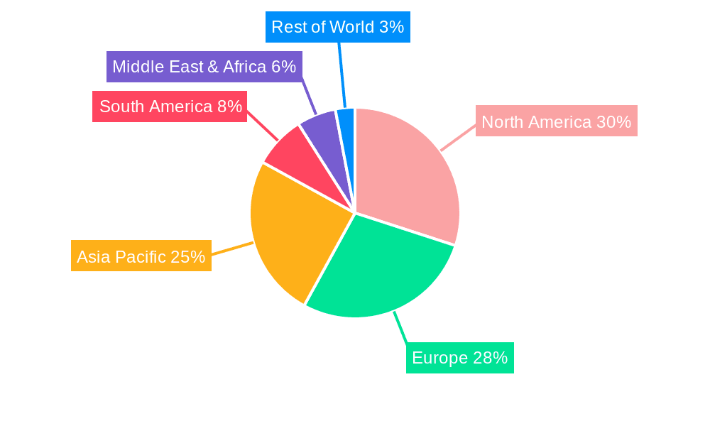 Hide Glue Market Share by Region - Global Geographic Distribution