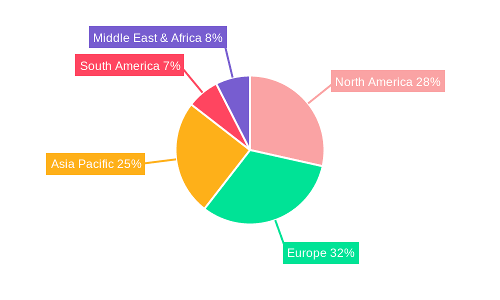 High-End Audio Music Streamers Market Share by Region - Global Geographic Distribution