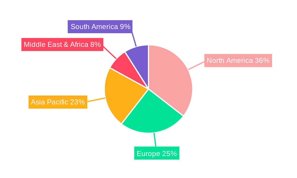 High-Power Microwave System Market Share by Region - Global Geographic Distribution