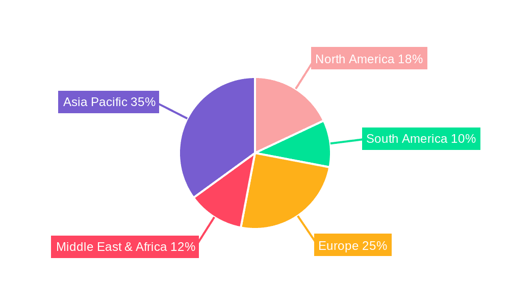 Hollow Brick Market Share by Region - Global Geographic Distribution