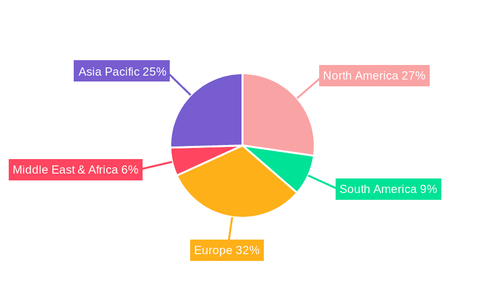 Hospital Logistics Distribution Robot Market Share by Region - Global Geographic Distribution