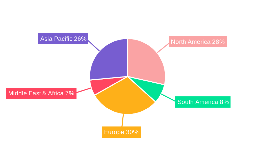 Household Electric Appliances Market Share by Region - Global Geographic Distribution