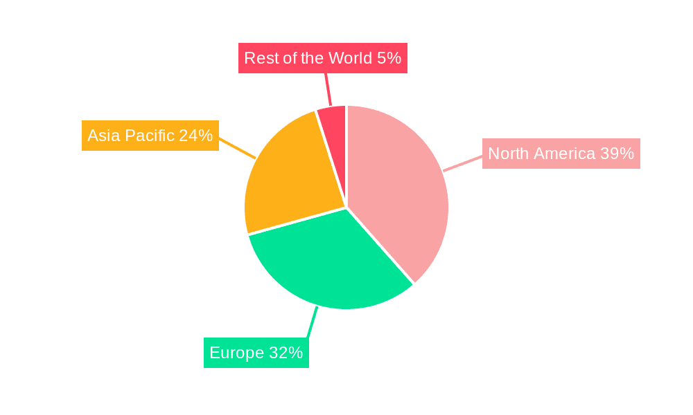 Hyaluronic Acid Based Dermal Fillers Market Market Share by Region - Global Geographic Distribution