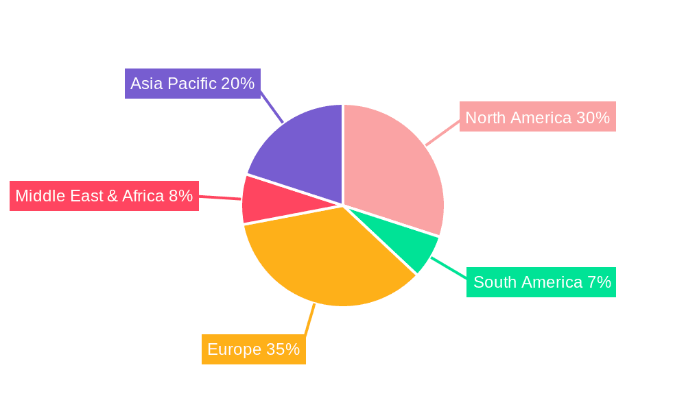 Hydrogen Aviation Engine Market Share by Region - Global Geographic Distribution