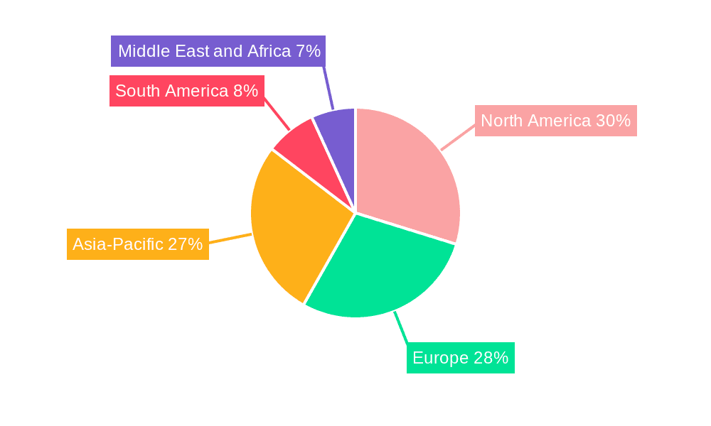 Hydrolyzed Animal Protein Market Market Share by Region - Global Geographic Distribution