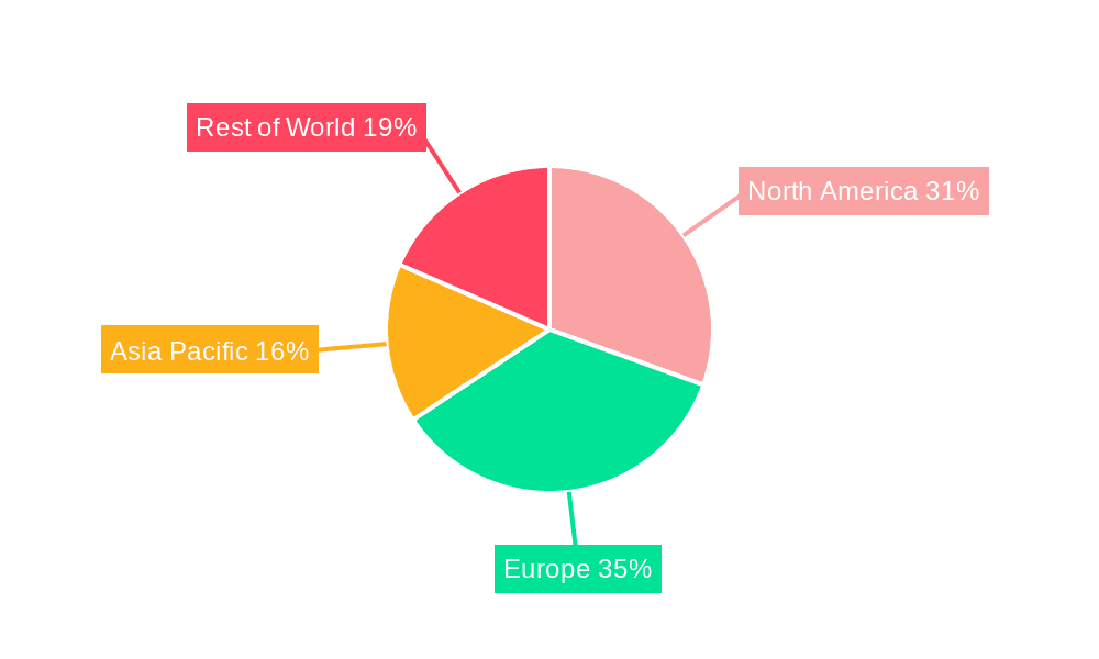 Inboard Inflatable Boat Market Share by Region - Global Geographic Distribution