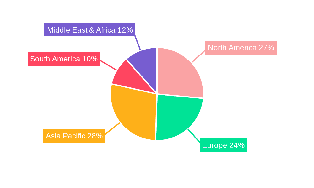 Individually Quick Frozen Fruits Market Share by Region - Global Geographic Distribution