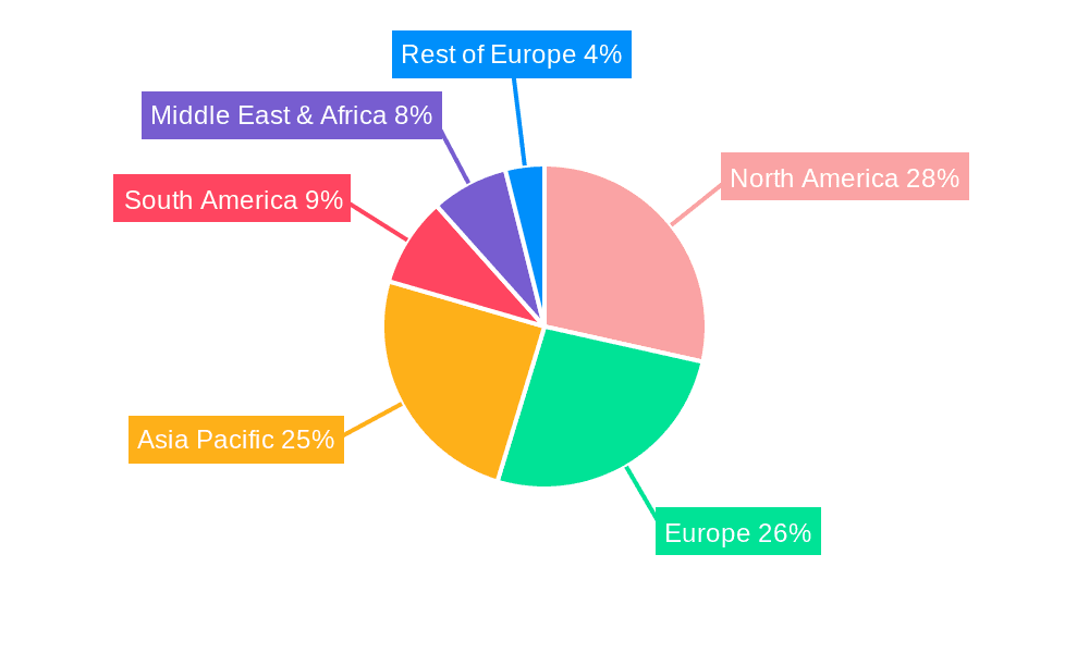 Industrial Odor Absorber Market Share by Region - Global Geographic Distribution