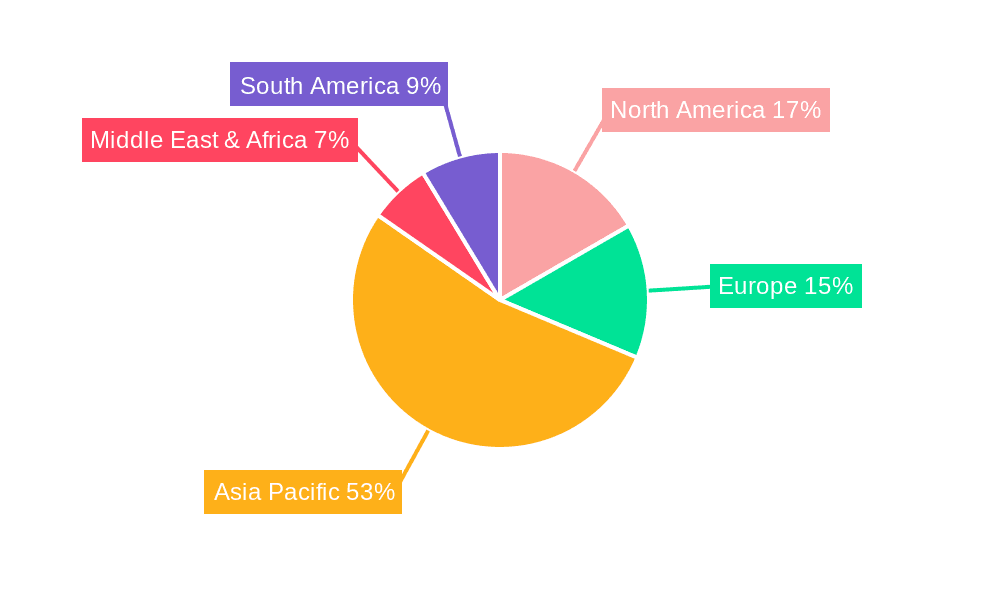 Industrial Quartz Glass Tube Market Share by Region - Global Geographic Distribution