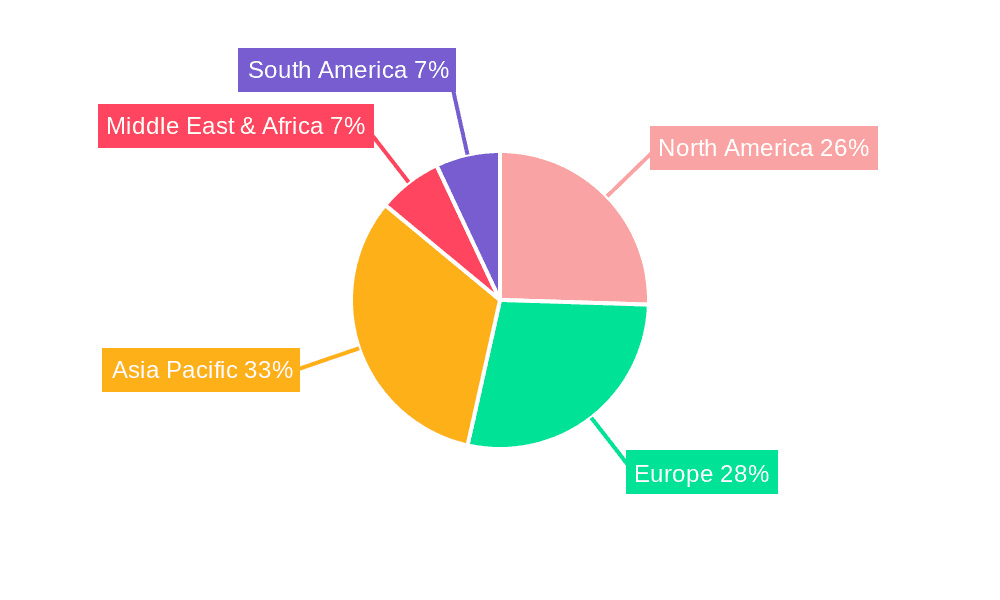 Industrial WLAN Communication Module Market Share by Region - Global Geographic Distribution