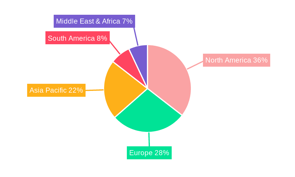 Injection Anesthetics Drug Market Share by Region - Global Geographic Distribution