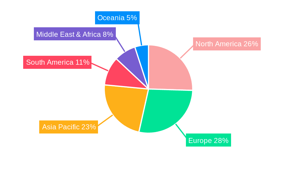 Instrumented Buoy Market Share by Region - Global Geographic Distribution